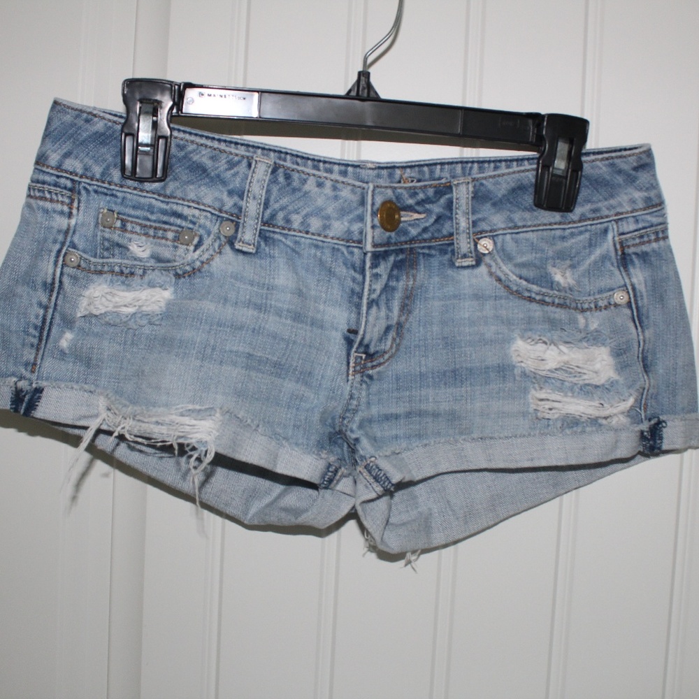 American Eagle jean Short shorts Size 4